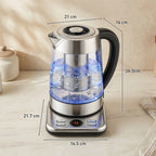 Electric Kettle, 1.7L Fast Boil 3KW Water Kettle with UK Strix Thermostat, Tea Infuser, Keep Warm Function