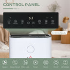 16L/Day Portable Dehumidifier for Home, with LED Screen, Sleep Mode, 24H Timer, Electric Air Dehumidifier for Damp Laundry Bedroom Basement