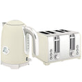Retro 3000W Kettle and Toaster Set - Grey