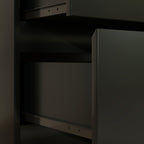 HOMCOM Chest of Three Drawers - Black