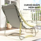 Outsunny 3 Piece Garden Bistro Set, Round Outdoor Bistro Table and Chairs Set for 2 with Texteline Seat and Cushions, Light Grey