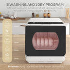 Six-Programme Countertop Dishwasher - White