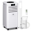 10000 BTU Air Conditioning Unit, 3-in-1 Portable Air Conditioner, Dehumidifier, Cooling Fan with Remote Control, Digital Display, 2 Speeds, 24H Timer, Window Venting Kit, 22m²