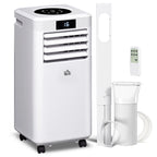 10000 BTU Air Conditioning Unit, 3-in-1 Portable Air Conditioner, Dehumidifier, Cooling Fan with Remote Control, Digital Display, 2 Speeds, 24H Timer, Window Venting Kit, 22m²