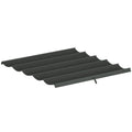 Outsunny Retractable Pergola Cover, 2.55 x 2.5 m Replacement Canopy Fabric for 3 x 3 m Frame, Roof Top Only, Dark Grey