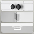 HOMCOM Over-Toilet/Appliance Storage Cabinet - White