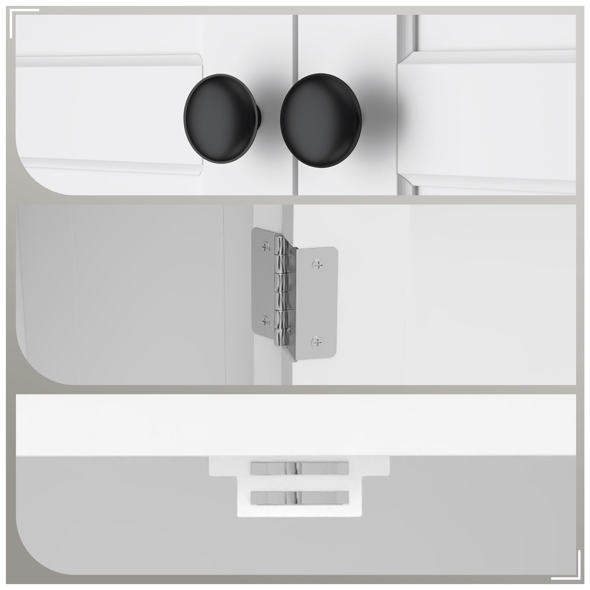HOMCOM Over-Toilet/Appliance Storage Cabinet - White