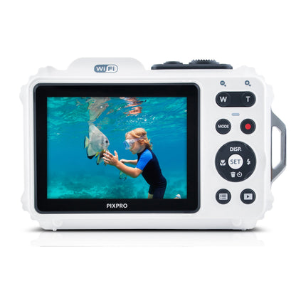 Kodak PIXPRO WPZ2 Waterproof 16MP 4x Zoom Tough Compact Camera - White