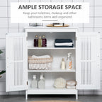 kleankin Modern Bathroom Floor Cabinet - White
