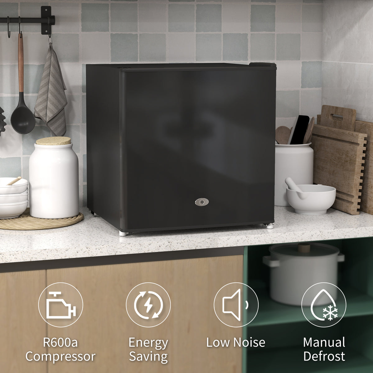 35L Mini Freezer, -24? to -14? Temperature - Black