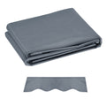 Outsunny Awning Replacement Canopy, Water Resistant UPF 50+ Sun Shade Cover for 3 x 2.5 m Garden Awning (Fabric Only), Grey