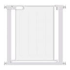 PawHut Pet Safety Gate, for Doorways, Staircases, Hallways, with 75-82cm Adjustable Width - White