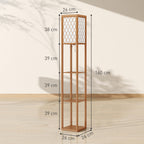 Three-Shelf Standing Lamp - Natural