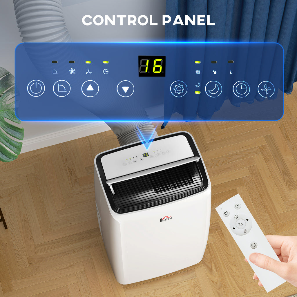 14,000 BTU Mobile Air Conditioner, with LED Screen - White