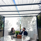 Outsunny 3 x 4m Outdoor Garden Pergola - Cream White