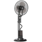 Pedestal Fan with Water Mist Spray, Spray Misting Fan with 70° Oscillation, Tilt Head, 3 Speeds, 3 Modes, Adjustable Mist, 3.2L Water Tank, for Home, 120 cm