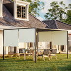 Outsunny 3 x 4m Outdoor Garden Pergola - Cream White