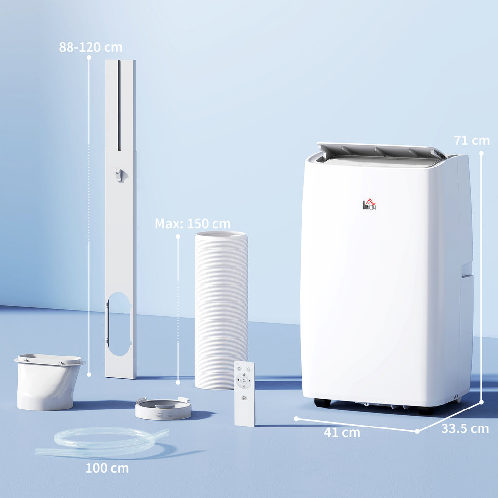Portable Air Conditioner 12000 BTU BTU, 4-in-1 Air Conditioning Unit, Dehumidifier, Cooling, Fan, Child Lock, 35 m²
