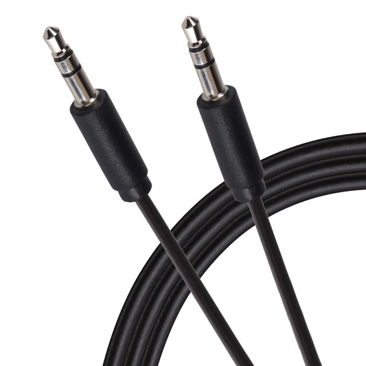 Maplin 3.5mm Aux Stereo 3-Pole Jack Plug to 3.5mm 3-Pole Jack Plug Cable - Black, 2m