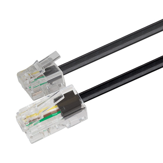 Maplin RJ11 to RJ45 ADSL Telephone Cable - Black, 3m