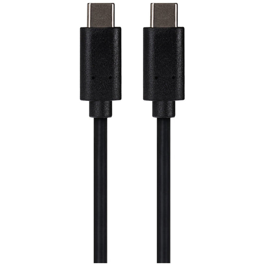 Maplin USB-C to USB-C 3.2 Gen2 100W 10Gbps Super Speed Cable - Black, 1m