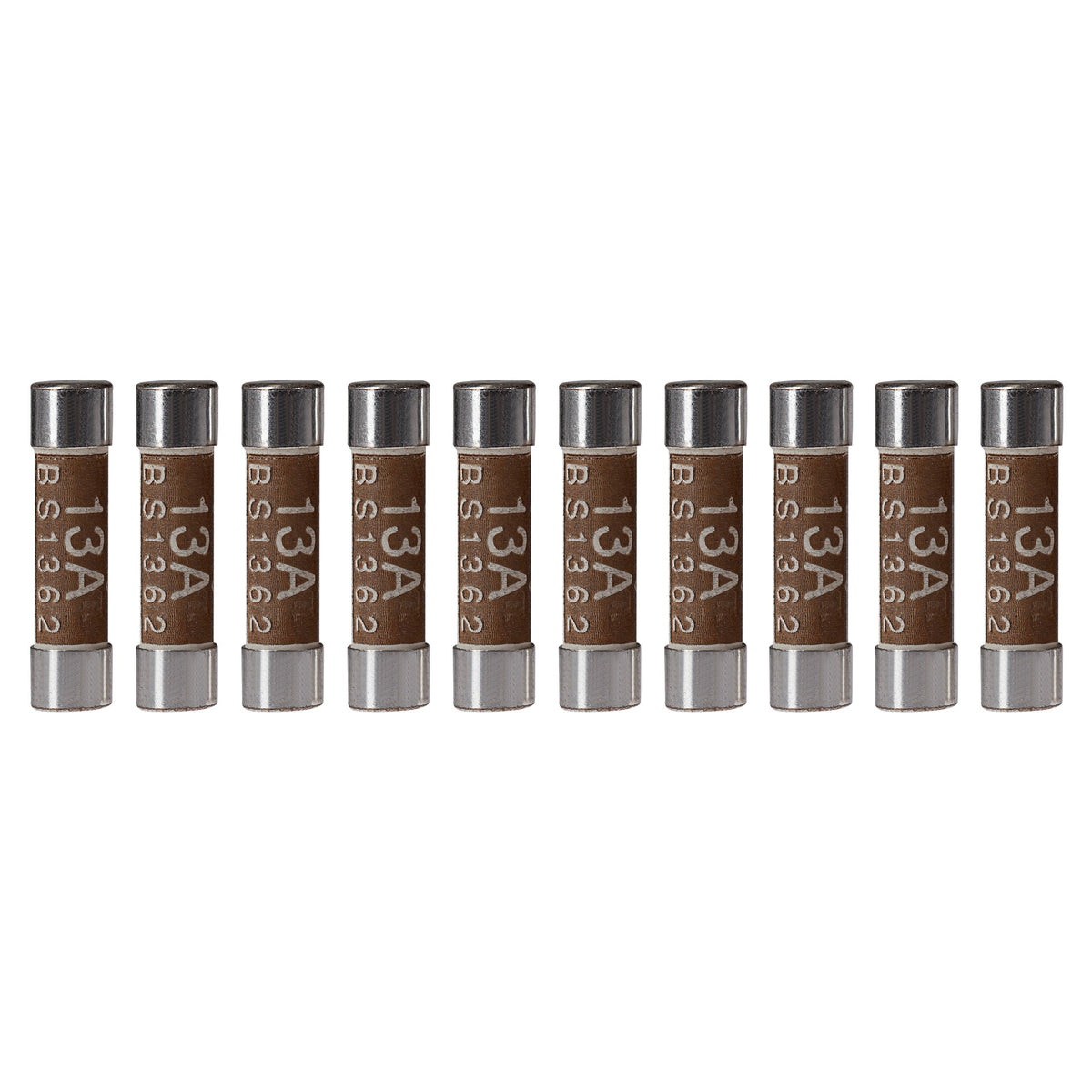 Maplin 13 Amp Plug Fuse BS1362 25.4 x 6.4mm - Pack of 10