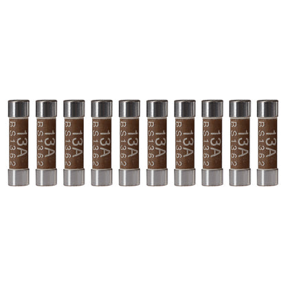 Maplin 13 Amp Plug Fuse BS1362 25.4 x 6.4mm - Pack of 10