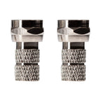 Maplin F Type Connector RG58U Satellite Aerial Coaxial Cable - Pack of 2