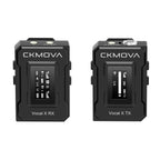 Maplin CKMOVA VOCAL X V1 Ultra Compact 2.4GHZ Dual Channel Wireless Microphone System with 1x Transmitter & 1x Receiver