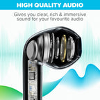 Maplin Hybrid Wired Lightning Earbuds with Hands Free Calling & Volume Button - White