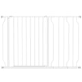 PawHut Wide Dog Safety Gate, with Door Pressure, for Doorways, Hallways, Staircases - White