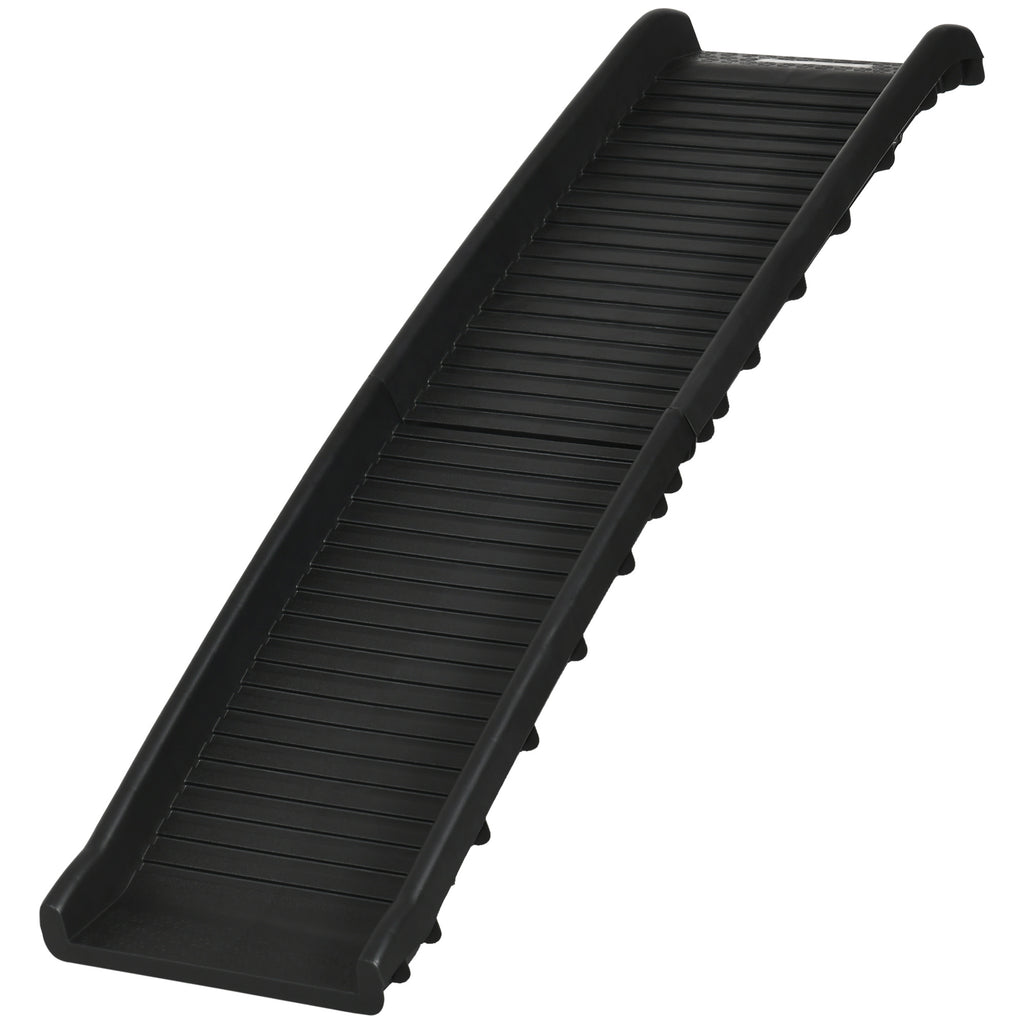 PawHut Foldable Pet Ramp Dog Car Ramp for SUVs, Cars - Black