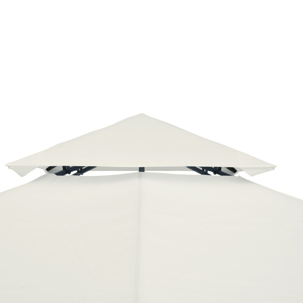 Outsunny 3 x 3 m Replacement Gazebo Canopy - Cream White
