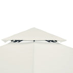 Outsunny 3 x 3 m Replacement Gazebo Canopy - Cream White