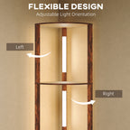 Three-Tier Corner Floor Lamp