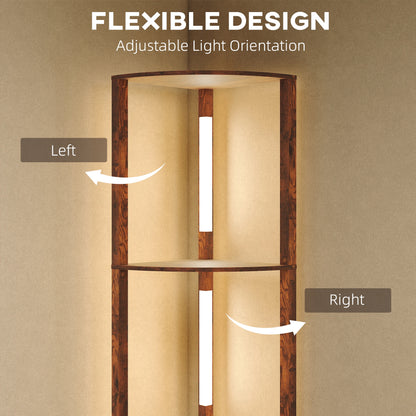 Three-Tier Corner Floor Lamp