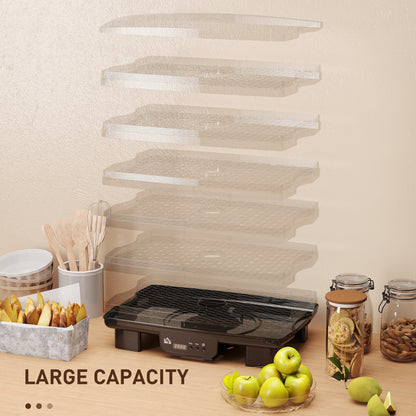 40-70? Six-Tray Food Dehydrator - Black