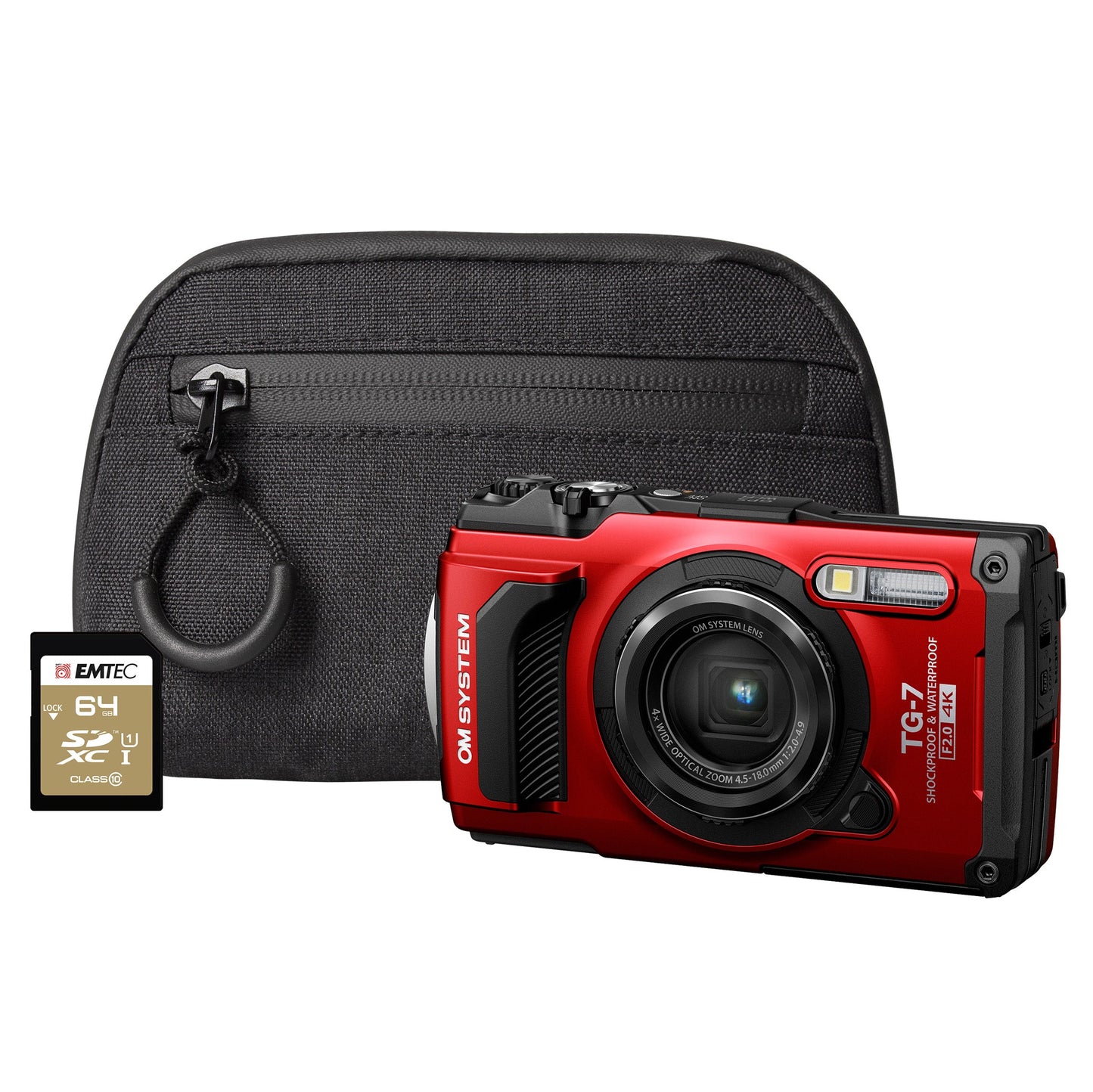 OM System TG-7 12MP 4x Zoom Tough Compact Camera