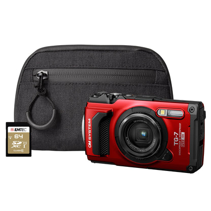 OM System TG-7 12MP 4x Zoom Tough Compact Camera