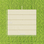 Outsunny Retractable Pergola Cover, 2.55 x 2.5 m Replacement Canopy Fabric for 3 x 3 m Frame, Roof Top Only, Cream White