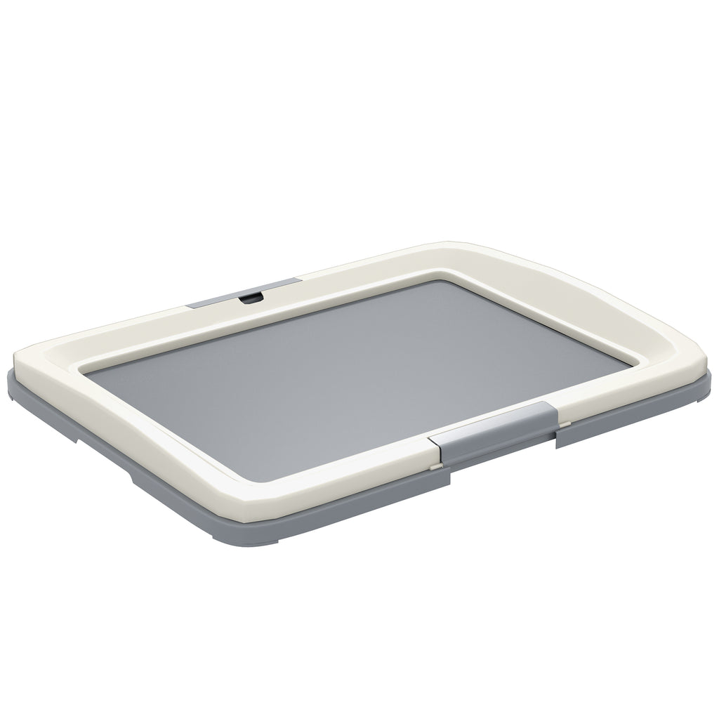 PawHut Dog Toilet Tray for Training Dogs, Dog Litter Tray for Indoor, Outdoor, 63 x 49 x 6cm