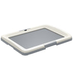 PawHut Dog Toilet Tray for Training Dogs, Dog Litter Tray for Indoor, Outdoor, 63 x 49 x 6cm