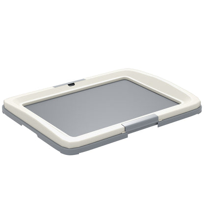 PawHut Dog Toilet Tray for Training Dogs, Dog Litter Tray for Indoor, Outdoor, 63 x 49 x 6cm