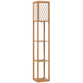 Three-Shelf Standing Lamp - Natural