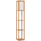 Three-Shelf Standing Lamp - Natural