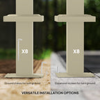 Outsunny 3 x 3m Retractable Roof Metal Pergola - Black