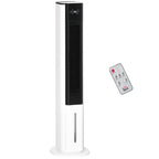Portable Air Cooler, 6L Tank Humidifier Evaporative Ice Cooling Fan Water Conditioner Unit with 3 Modes, 3 Speed, Remote, Timer, Oscillating for Home Bedroom, White