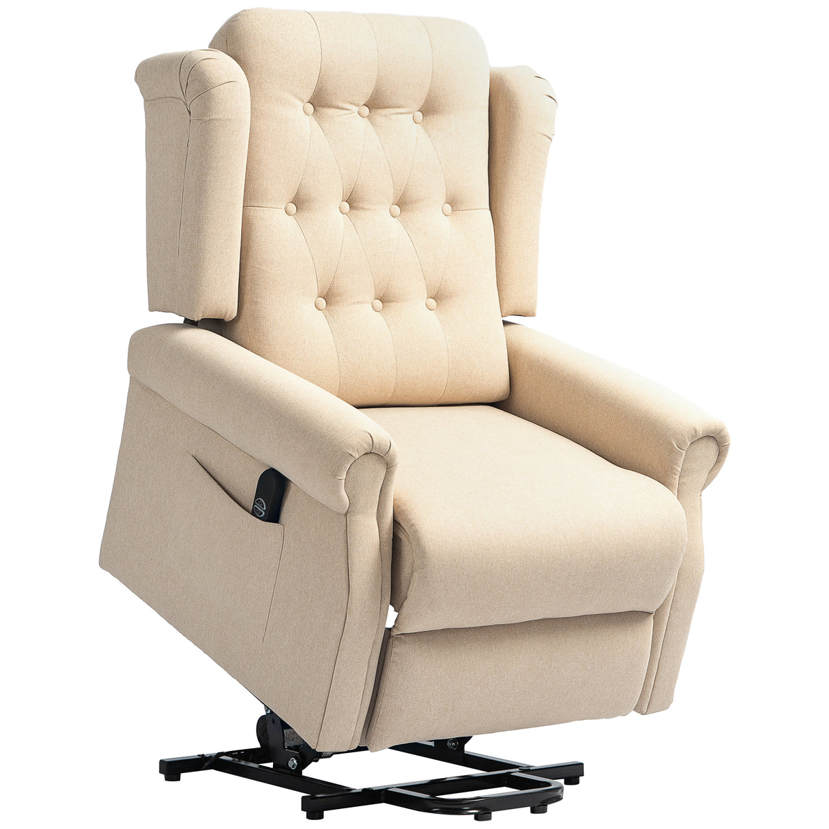 45° Lifting Riser and Recliner Armchair  - Beige