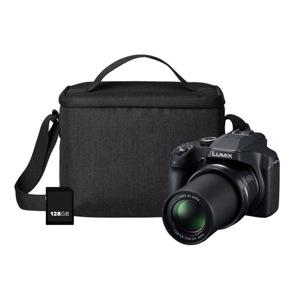 Panasonic Lumix DMC-FZ82D 18MP Bridge Camera - Black