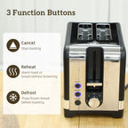 Sleek Textured Kettle and Toaster Set - Black